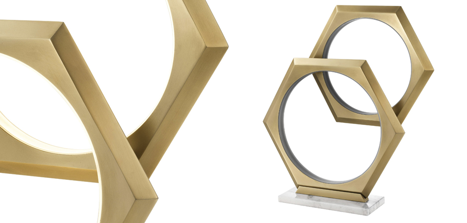 Настольная лампа Eichholtz Table Lamp Hexum Настольная лампа Eichholtz Table Lamp Hexum - Loft-Concept во Владивостоке
