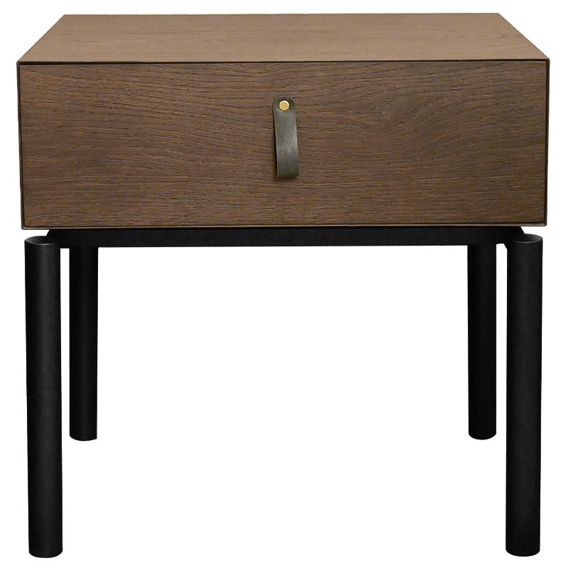 Тумба Rogier Nightstand Коричневый Черный Тумба Rogier Nightstand Коричневый Черный во Владивостоке | Loft Concept
