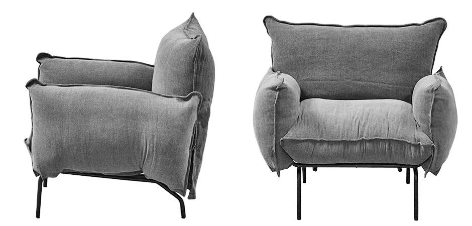 Кресло Elsa Armchair Gray Кресло Elsa Armchair Gray - Loft-Concept во Владивостоке
