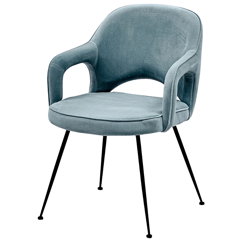 Стул Taube Stool Pastel Blue Голубой пастельный Черный Стул Taube Stool Pastel Blue Голубой пастельный Черный во Владивостоке | Loft Concept