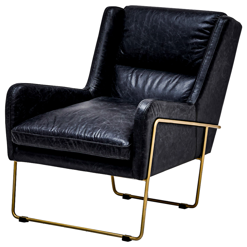 Кресло Grinda Chair Глянцевое золото Черный Кресло Grinda Chair Глянцевое золото Черный во Владивостоке | Loft Concept