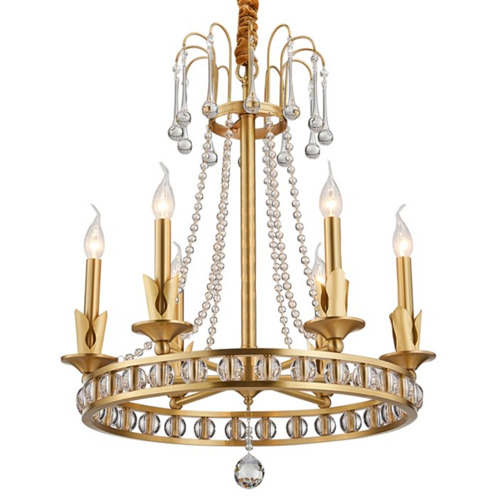 Люстра Candelia Chandelier Латунь Люстра Candelia Chandelier Латунь во Владивостоке | Loft Concept