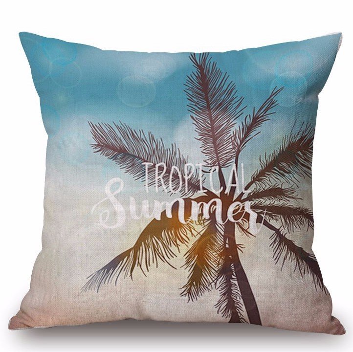 Декоративная подушка Palm Tree at Sunset Декоративная подушка Palm Tree at Sunset во Владивостоке | Loft Concept