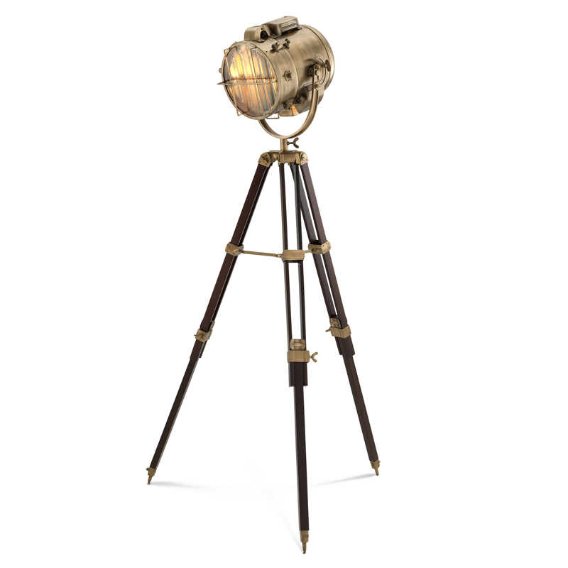 Торшер Eichholtz Floor Lamp Atlantic brass Латунь Коричневый Прозрачный Торшер Eichholtz Floor Lamp Atlantic brass Латунь Коричневый Прозрачный во Владивостоке | Loft Concept