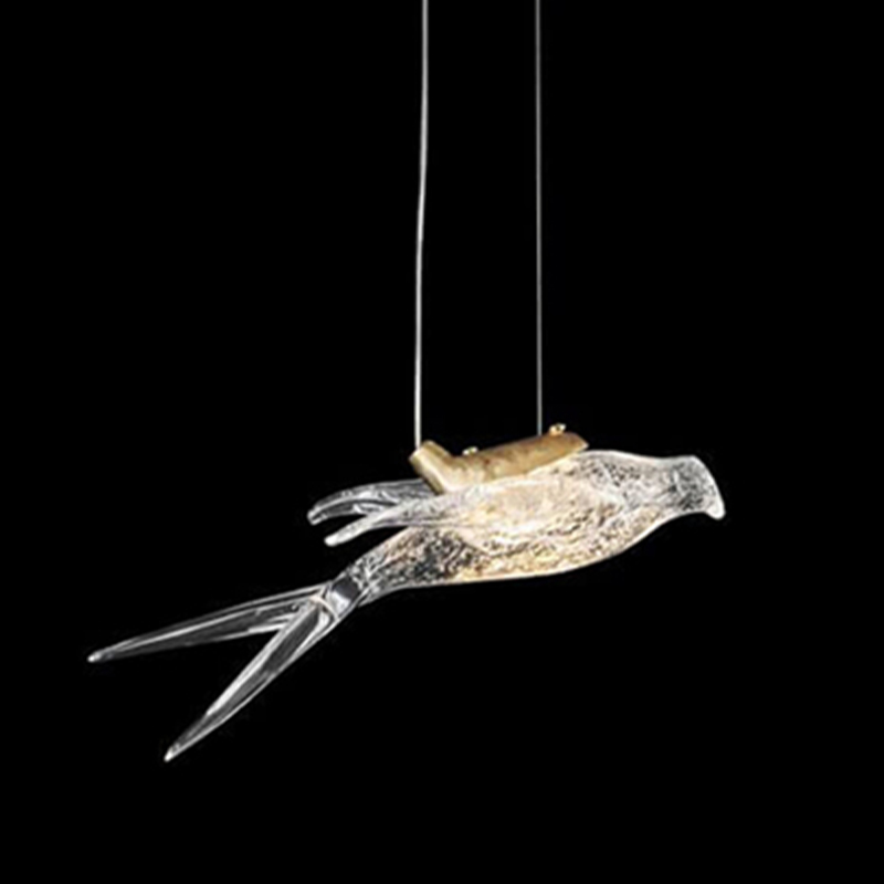 Подвесной светодиодный светильник The swallow nest Медь Прозрачный Подвесной светодиодный светильник The swallow nest Медь Прозрачный во Владивостоке | Loft Concept