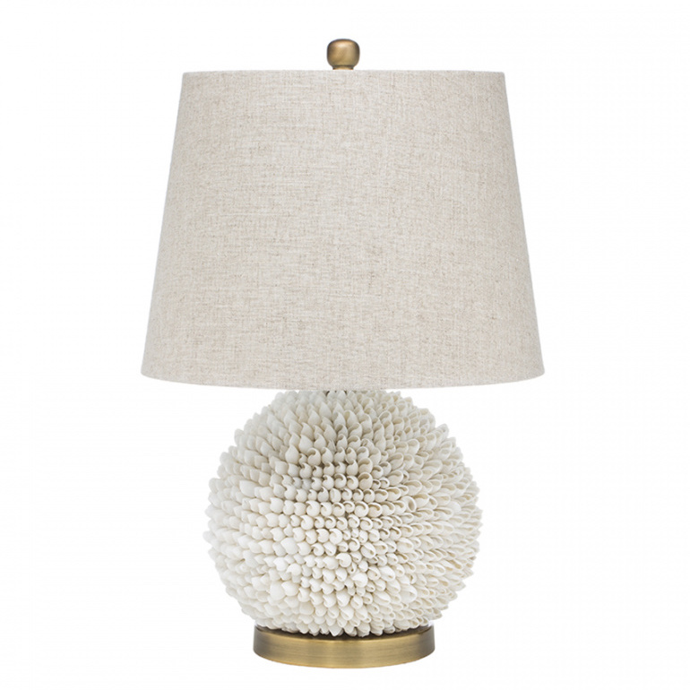 Настольная лампа Shell Lamp Бежевый во Владивостоке | Loft Concept 