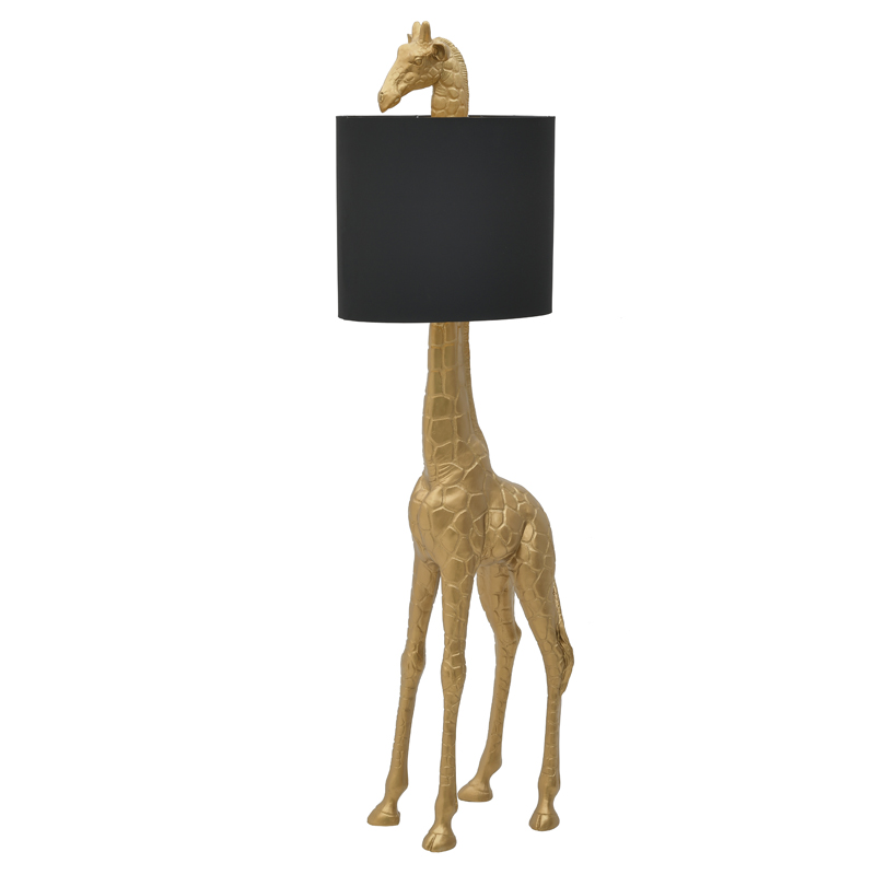 Торшер Golden Giraffe Floor lamp Черный Золотой Торшер Golden Giraffe Floor lamp Черный Золотой во Владивостоке | Loft Concept