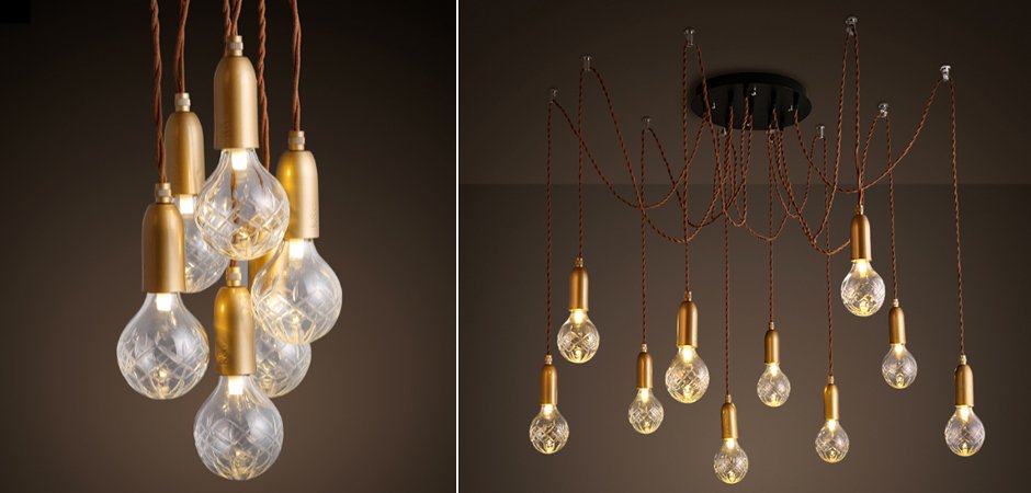 Подвесной светильник lee broom Ceare Crystal Bulb Chandelier Подвесной светильник lee broom Ceare Crystal Bulb Chandelier - Loft-Concept во Владивостоке