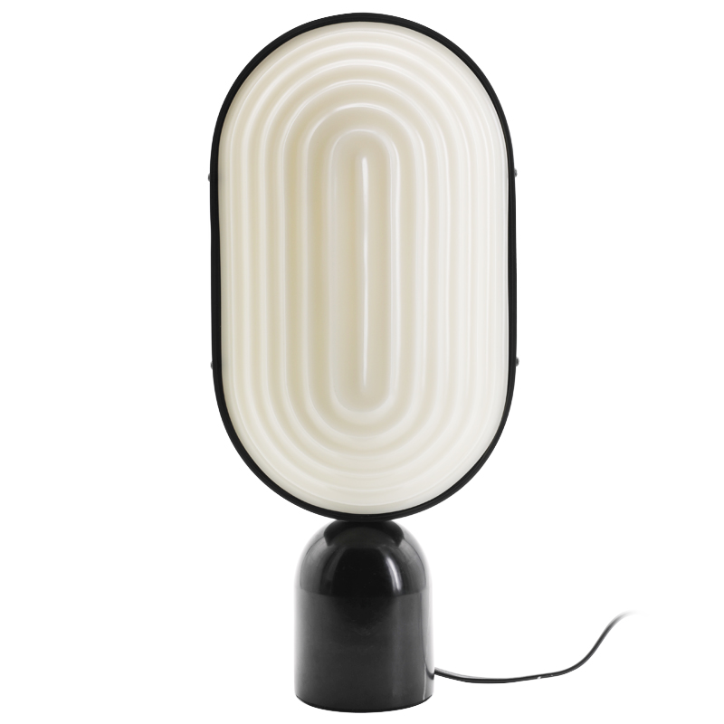 Настольная лампа Rosetta Table Lamp Черный Белый Настольная лампа Rosetta Table Lamp Черный Белый во Владивостоке | Loft Concept