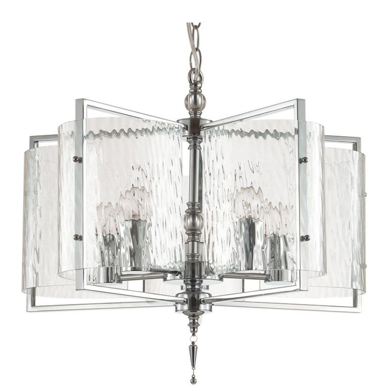Люстра Karissa Chrome Chandelier 48 Хром Прозрачный (Transparent) Люстра Karissa Chrome Chandelier 48 Хром Прозрачный (Transparent) во Владивостоке | Loft Concept