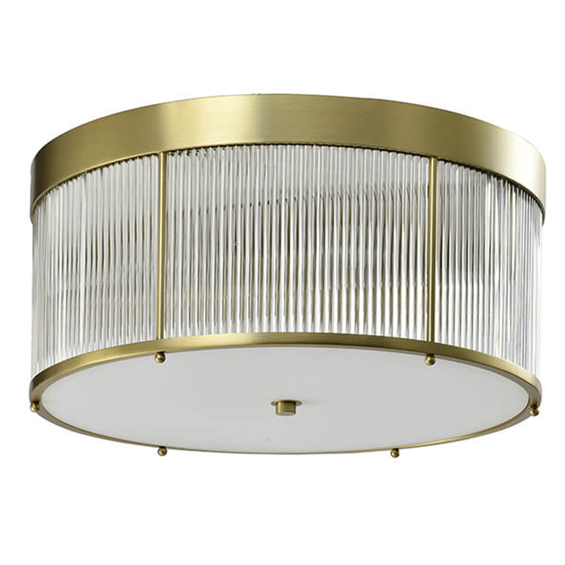 Потолочный светильник Caleb Brass Ceiling Lamp Латунь Прозрачный (Transparent) Потолочный светильник Caleb Brass Ceiling Lamp Латунь Прозрачный (Transparent) во Владивостоке | Loft Concept