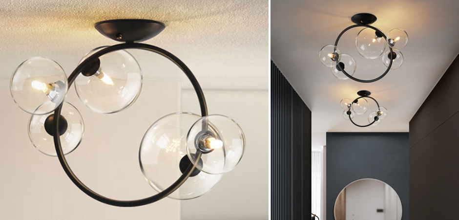 Потолочный светильник IONA Octo Ceiling 5 плафонов Потолочный светильник IONA Octo Ceiling 5 плафонов - Loft-Concept во Владивостоке