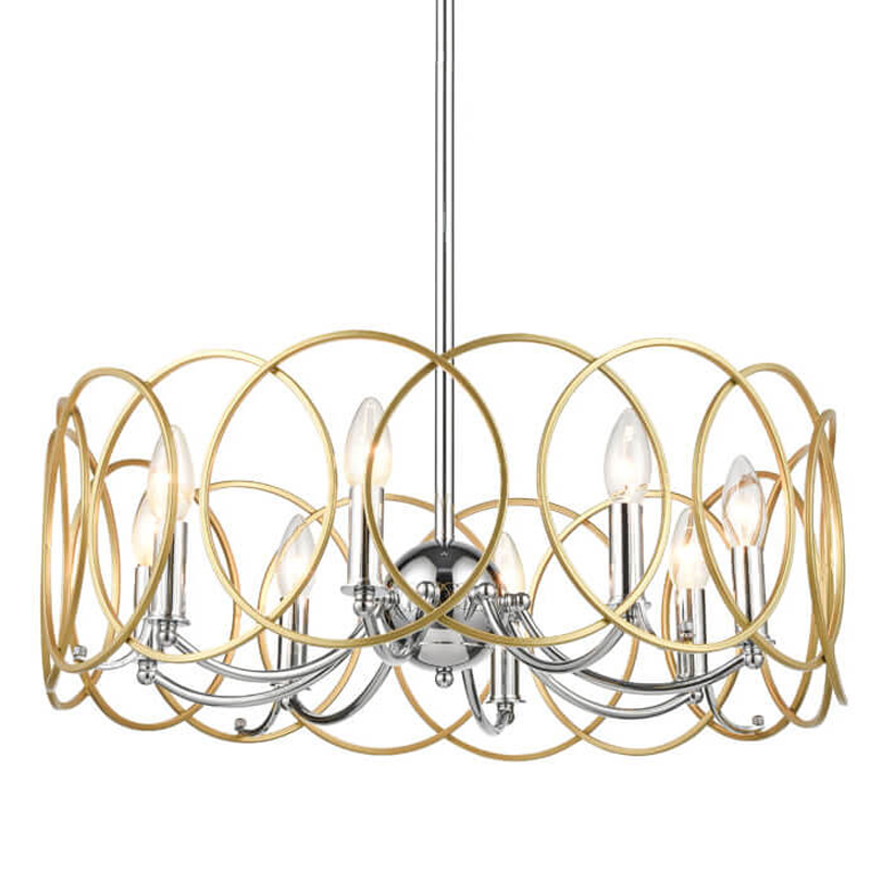 Люстра Jasira Chandelier Хром Золотой Люстра Jasira Chandelier Хром Золотой во Владивостоке | Loft Concept