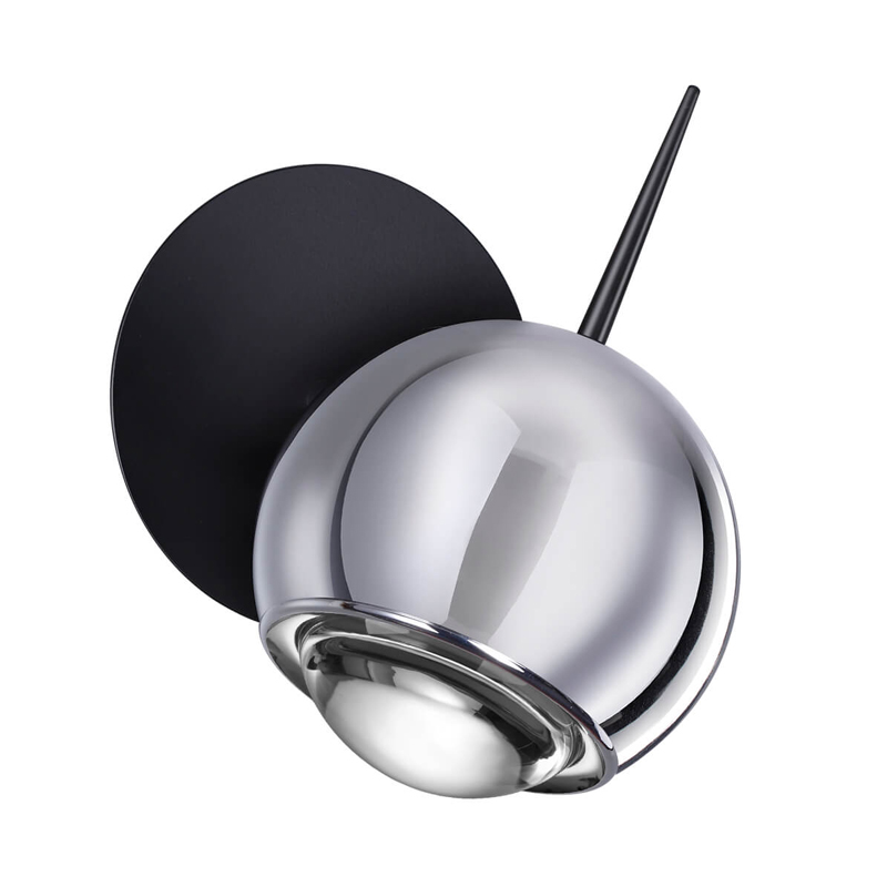 Бра Ivor Sconce Chromium Хром Черный Бра Ivor Sconce Chromium Хром Черный во Владивостоке | Loft Concept