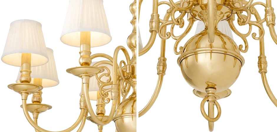 Люстра Eichholtz Chandelier Bourbon Brass - Loft-Concept во Владивостоке