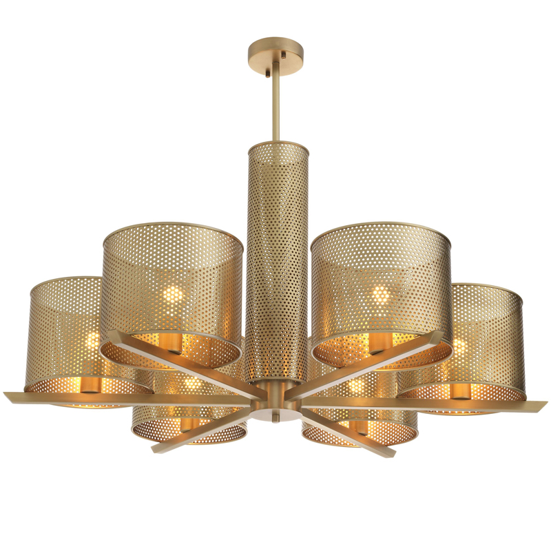 Люстра Eichholtz Chandelier Morrison Brass Латунь Люстра Eichholtz Chandelier Morrison Brass Латунь во Владивостоке | Loft Concept