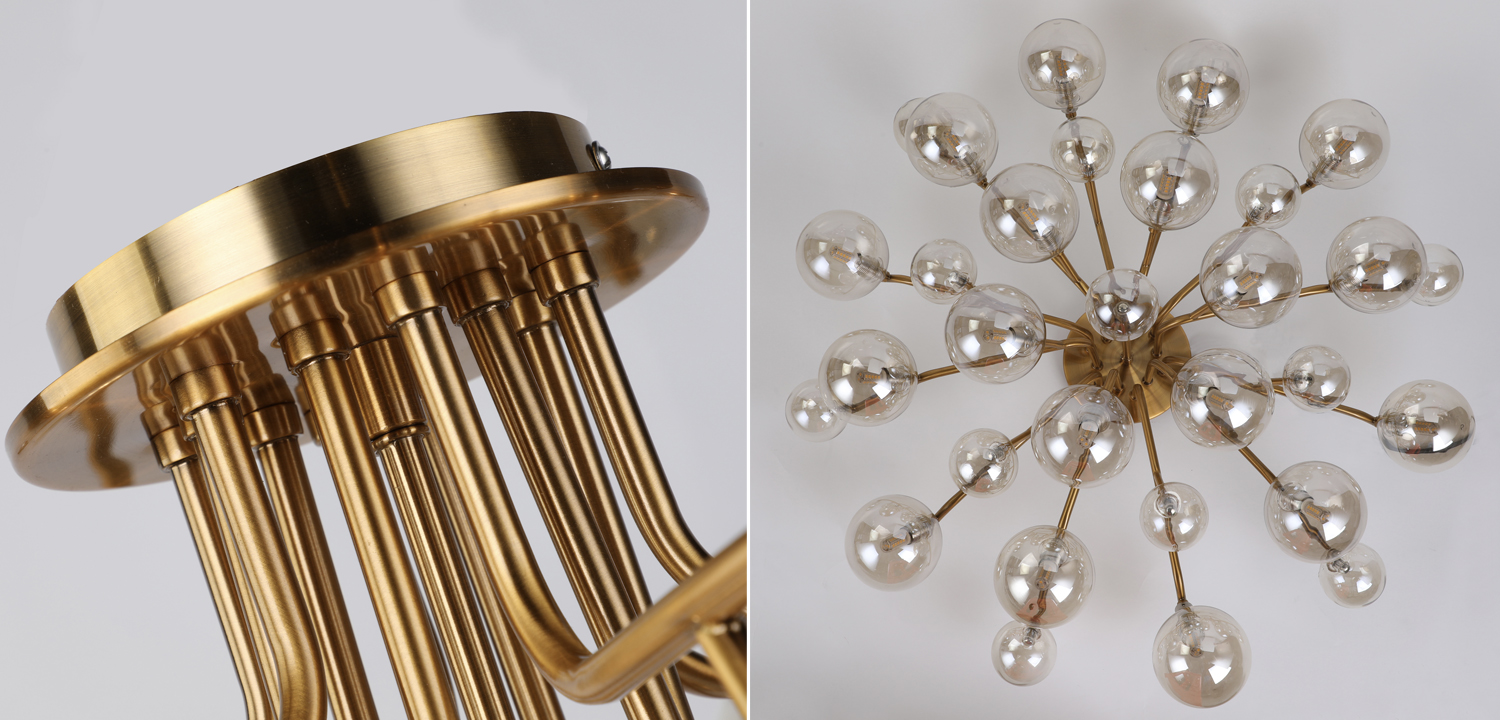 Люстра Berries Chandelier Flower bronze 18 - фото