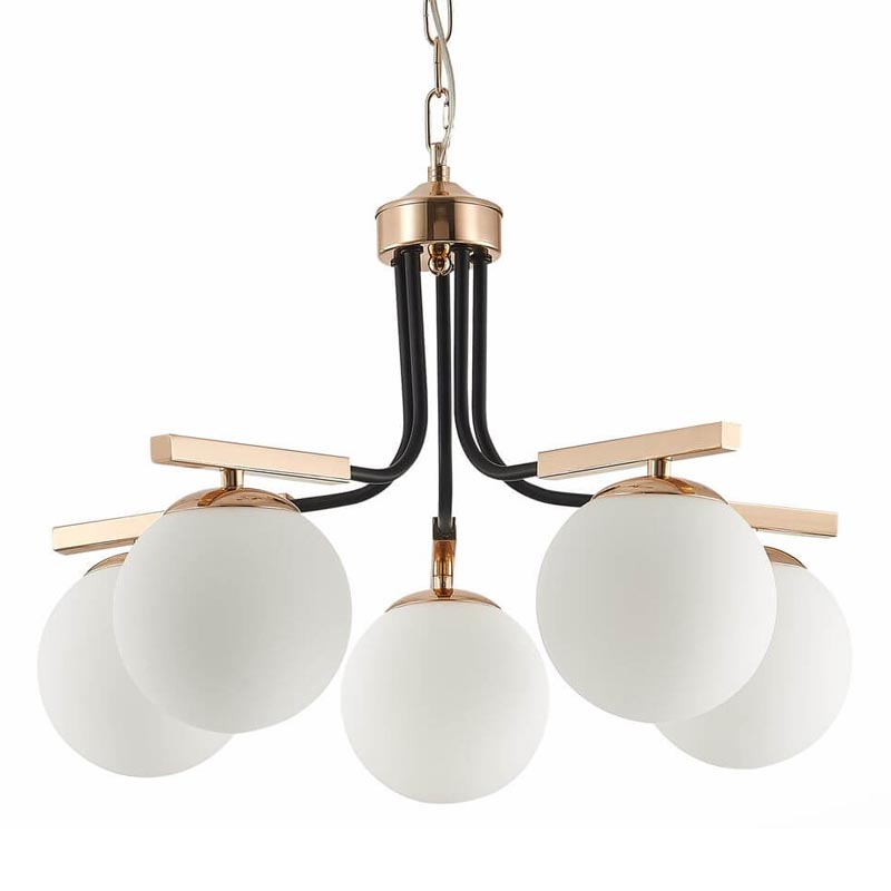 Люстра Bertilde Chandelier Золотой Белый во Владивостоке | Loft Concept 