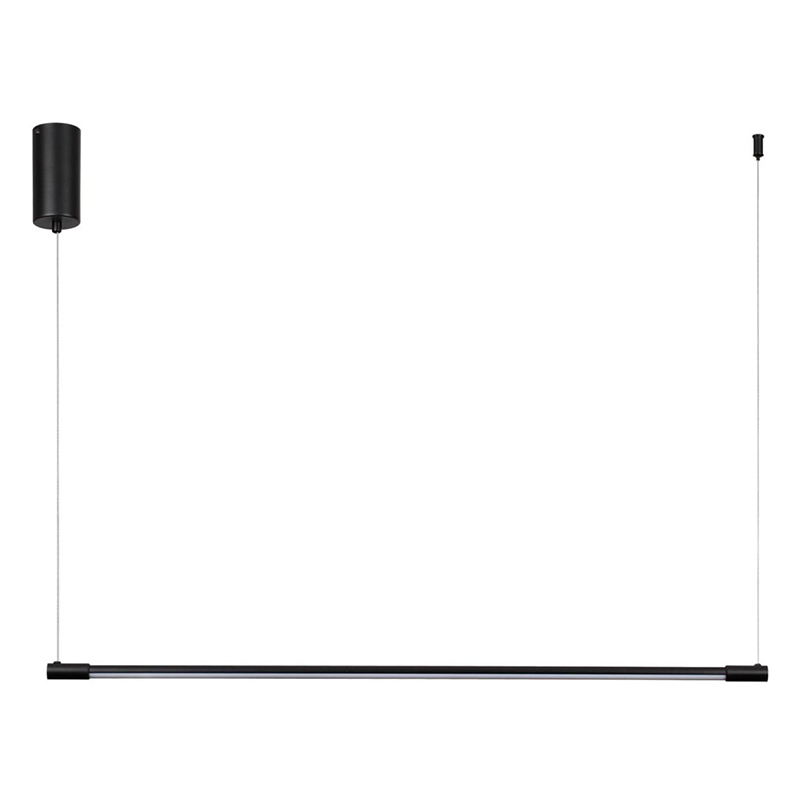 Подвесной светильник Trumpet Tube Black Linear Черный Белый Подвесной светильник Trumpet Tube Black Linear Черный Белый во Владивостоке | Loft Concept