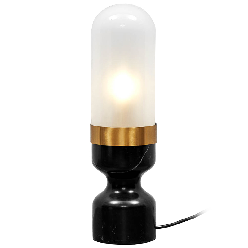 Настольная лампа Arun Lamp Черный Белый Золотой Настольная лампа Arun Lamp Черный Белый Золотой во Владивостоке | Loft Concept