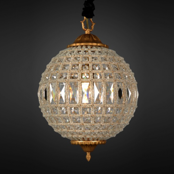 Люстра RH 19th c. Casbah Crystal Pendant 32 Темная бронза винтаж Люстра RH 19th c. Casbah Crystal Pendant 32 Темная бронза винтаж во Владивостоке | Loft Concept