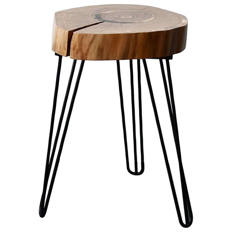 Приставной стол Morley Industrial Metal Rust Side Table Светлый дуб Черный Приставной стол Morley Industrial Metal Rust Side Table Светлый дуб Черный во Владивостоке | Loft Concept