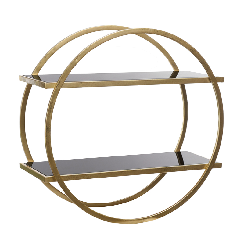 Полка Circle Gold Золотой Желтый Полка Circle Gold Золотой Желтый во Владивостоке | Loft Concept