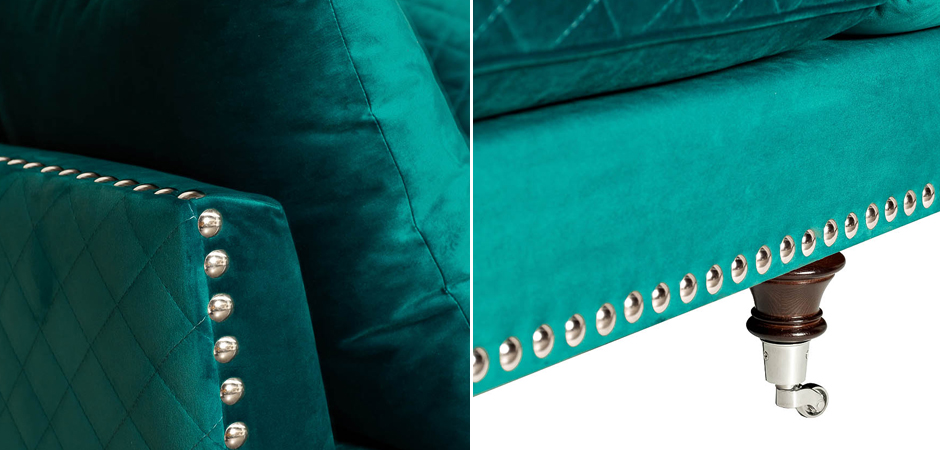Диван Giorgio Sofa Turquoise Диван Giorgio Sofa Turquoise - Loft-Concept во Владивостоке