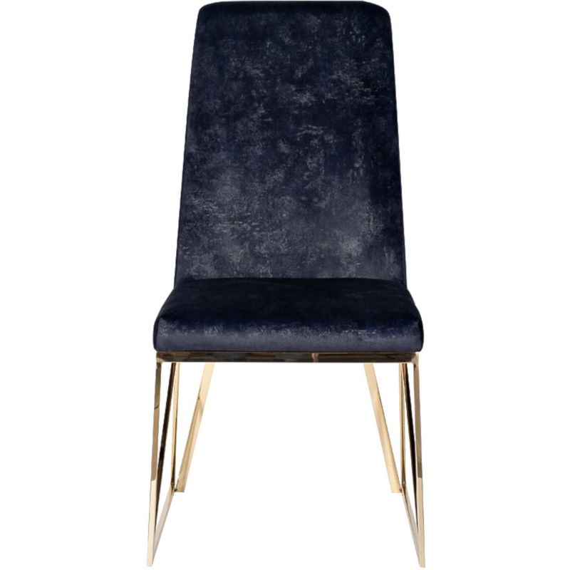 Стул барный Blave DARK BLUE Темно-синий Золотой Стул барный Blave DARK BLUE Темно-синий Золотой во Владивостоке | Loft Concept