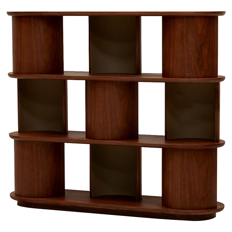 Стеллаж Zacharie Brown Wood Rack Коричневый Стеллаж Zacharie Brown Wood Rack Коричневый во Владивостоке | Loft Concept