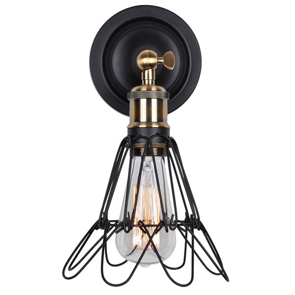 Бра Loft Cage Pendant II Черный матовый Бронза Бра Loft Cage Pendant II Черный матовый Бронза во Владивостоке | Loft Concept