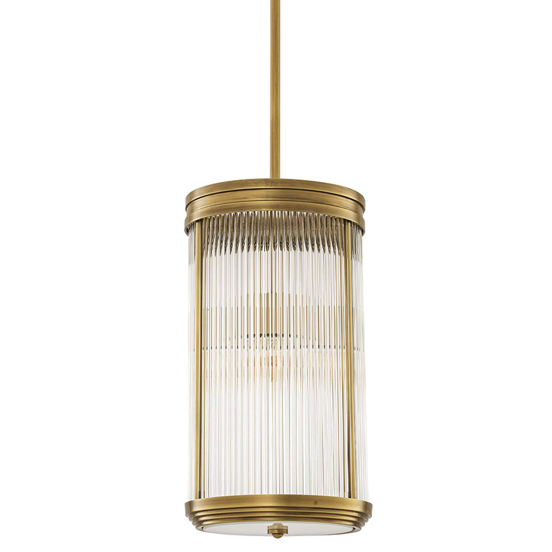Подвесной светильник Eichholtz Pendant Rousseau L Латунь Прозрачное Стекло во Владивостоке | Loft Concept 