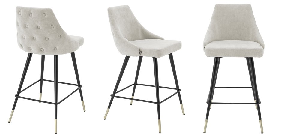 Полубарный стул Eichholtz Counter Stool Cedro Sand Полубарный стул Eichholtz Counter Stool Cedro Sand - Loft-Concept во Владивостоке