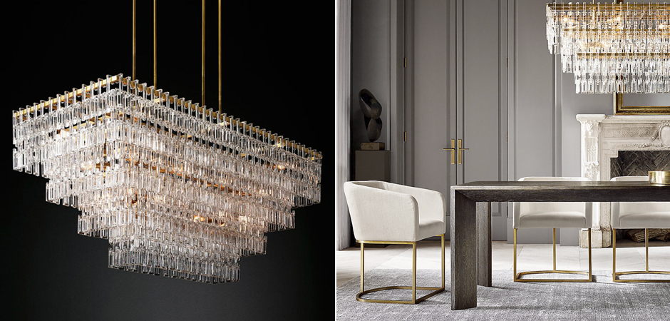 Люстра Marignan Linear Chandelier Люстра Marignan Linear Chandelier - Loft-Concept во Владивостоке