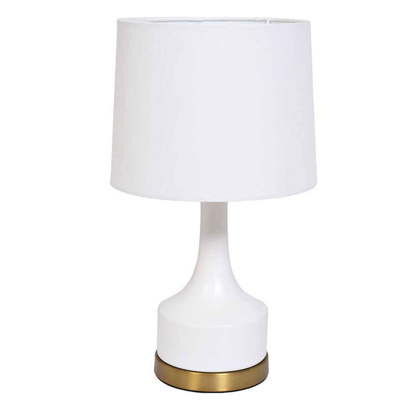 Настольная лампа Fontaine Table Lamp Золотой Белый Настольная лампа Fontaine Table Lamp Золотой Белый во Владивостоке | Loft Concept