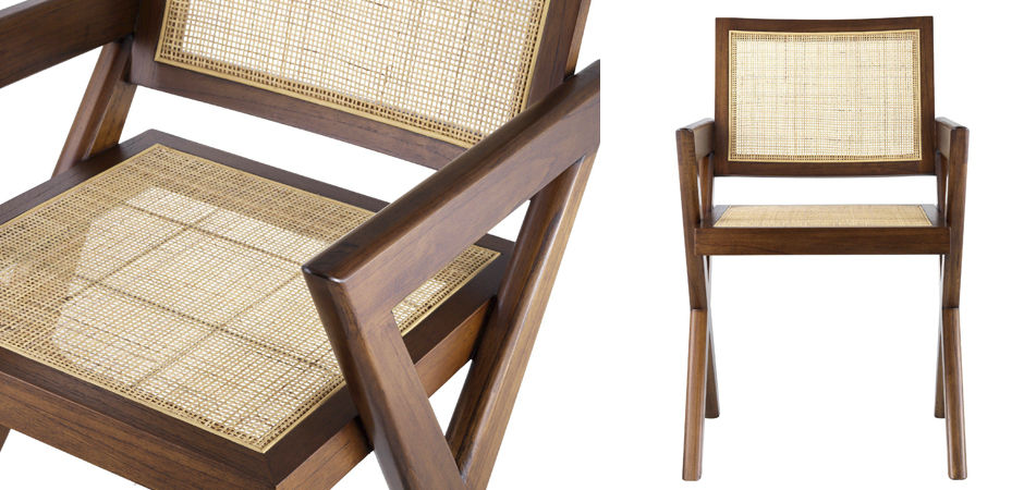 Стул Eichholtz Dining Chair Augustin brown Стул Eichholtz Dining Chair Augustin brown - Loft-Concept во Владивостоке