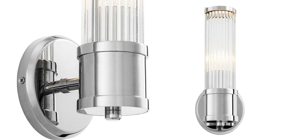 Бра Wall Lamp Claridges Single Nickel Бра Wall Lamp Claridges Single Nickel - Loft-Concept во Владивостоке