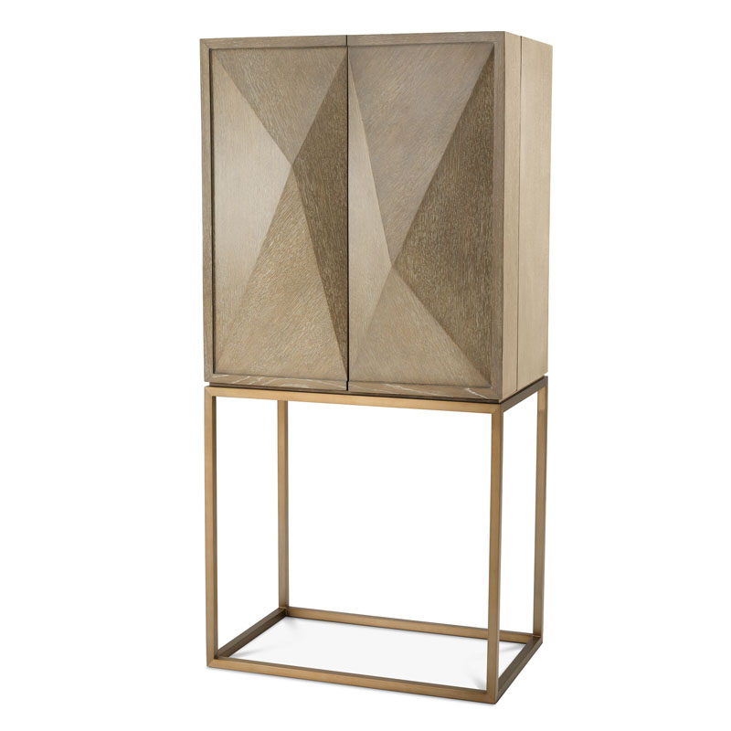 Шкаф для вина Eichholtz WINE CABINET HIGHLAND Белый дуб Шкаф для вина Eichholtz WINE CABINET HIGHLAND Белый дуб во Владивостоке | Loft Concept