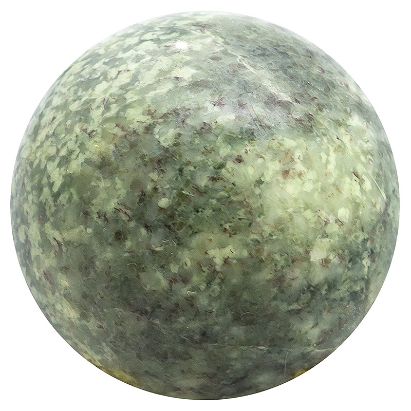 Шар декоративный из натурального камня Жадеит Natural Stone Spheres Зеленый Белый Серый Шар декоративный из натурального камня Жадеит Natural Stone Spheres Зеленый Белый Серый во Владивостоке | Loft Concept