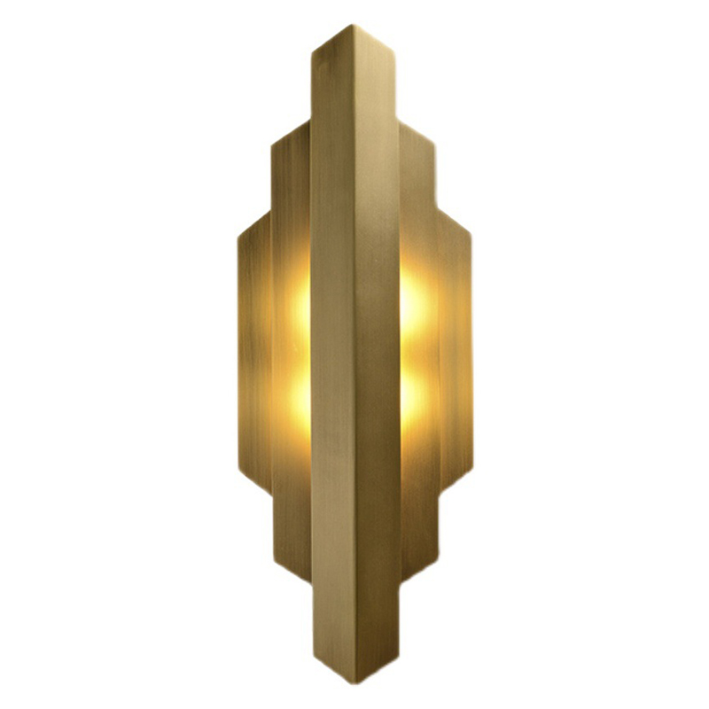 Бра Deco Sconce Vertical Geometric Modern Studio Endo Золотой Бра Deco Sconce Vertical Geometric Modern Studio Endo Золотой во Владивостоке | Loft Concept
