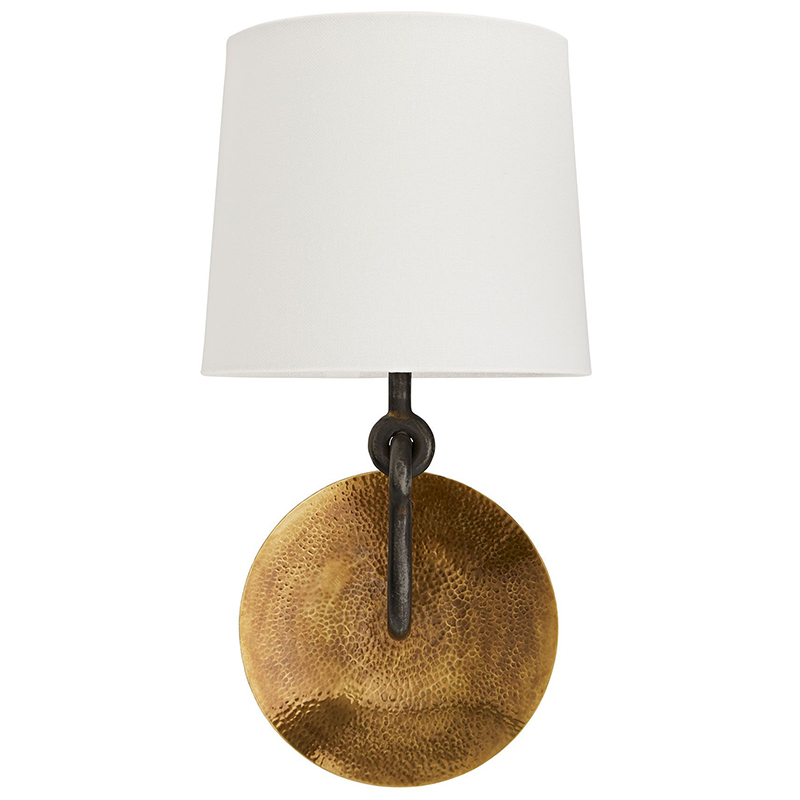 Бра GILES SCONCE Белый Черный Латунь Бра GILES SCONCE Белый Черный Латунь во Владивостоке | Loft Concept