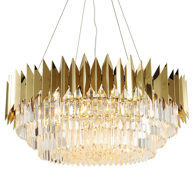 Подвесной светильник KEBO KING CHANDELIER Латунь Прозрачное Стекло Подвесной светильник KEBO KING CHANDELIER Латунь Прозрачное Стекло во Владивостоке | Loft Concept