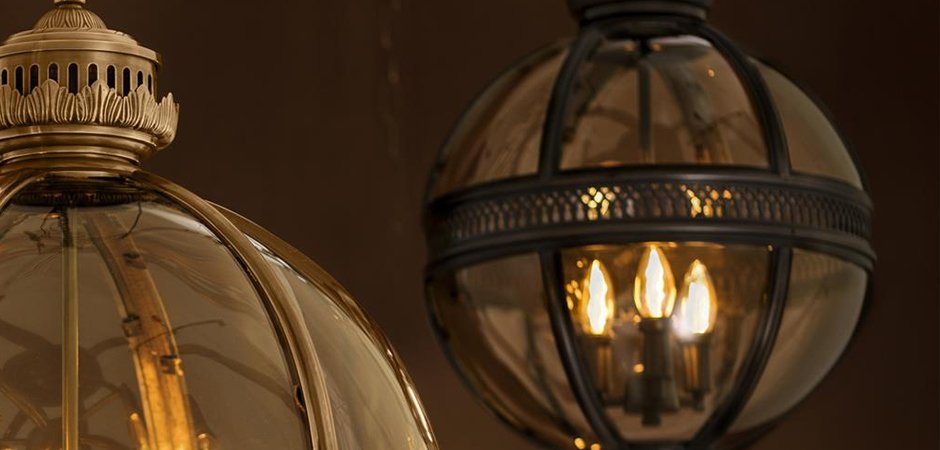 Люстра Lantern Residential Bronze M - фото №1