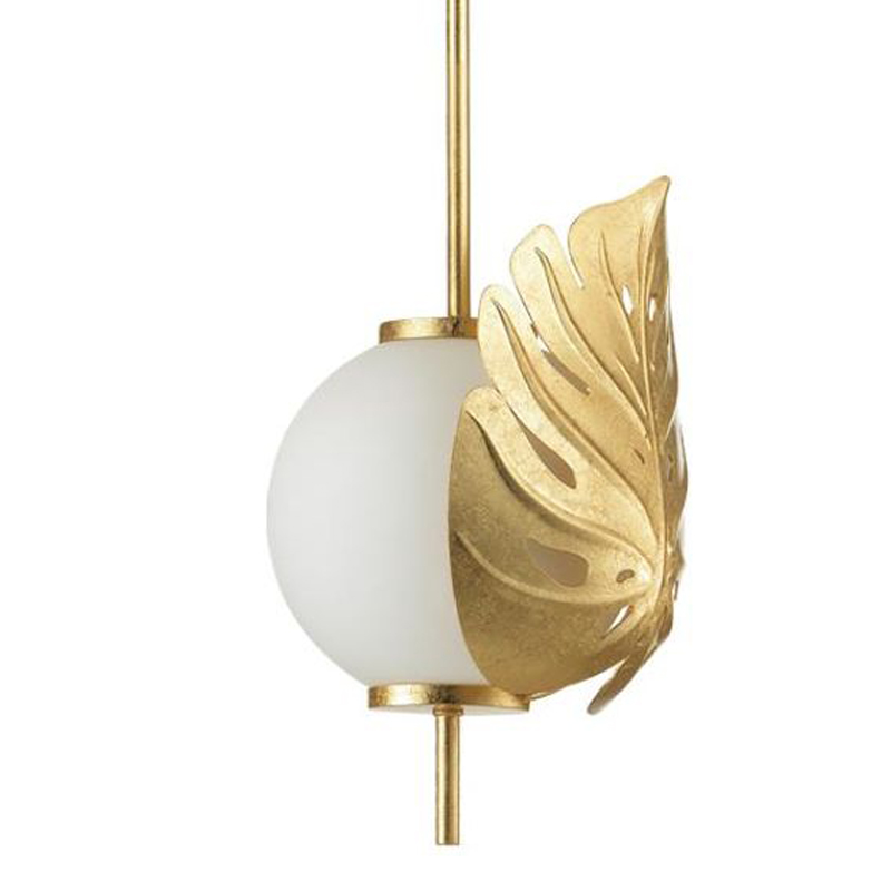 Подвесной светильник Gold Monstera Leaf Золотой во Владивостоке | Loft Concept 