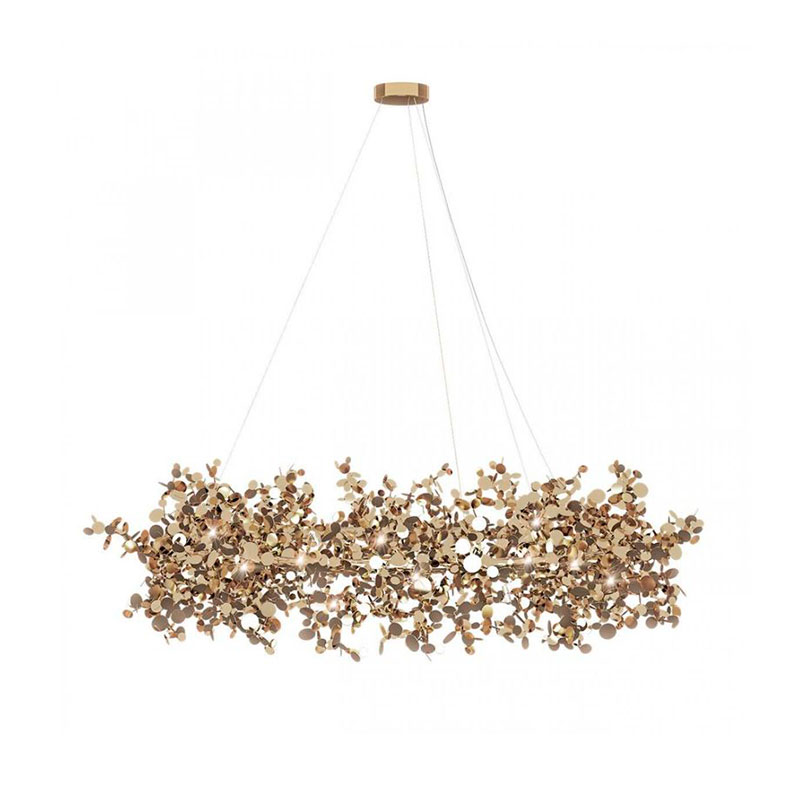 Люстра Terzani Argent Suspension Ring Gold Золотой Люстра Terzani Argent Suspension Ring Gold Золотой во Владивостоке | Loft Concept