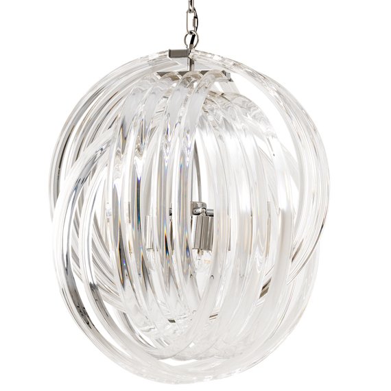 Люстра Chandelier Marco Polo M Прозрачный (Transparent) Никель Люстра Chandelier Marco Polo M Прозрачный (Transparent) Никель во Владивостоке | Loft Concept