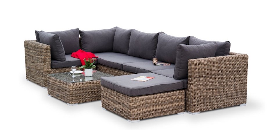 Модульный диван Rottan Grey Модульный диван Rottan Grey - Loft-Concept во Владивостоке