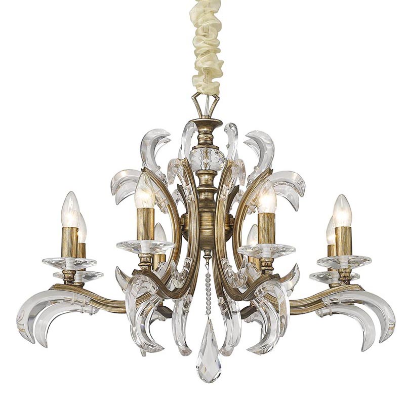 Люстра Blenden Chandelier 80 Серебряный Люстра Blenden Chandelier 80 Серебряный во Владивостоке | Loft Concept