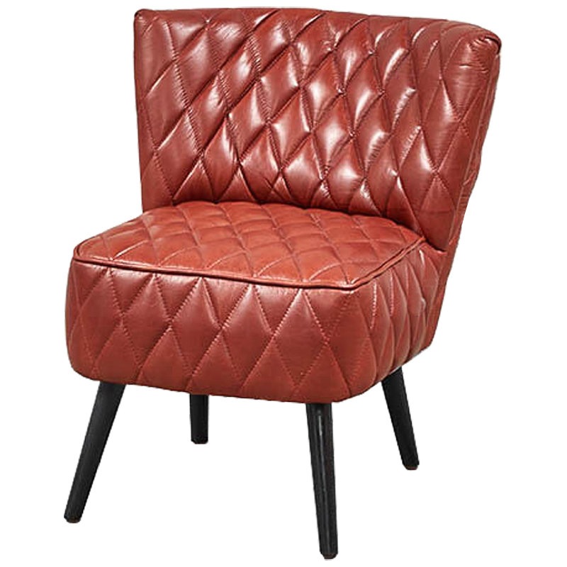 Кресло Rhombuses Upholstery Chair Малиновый (Crimson) Черный Кресло Rhombuses Upholstery Chair Малиновый (Crimson) Черный во Владивостоке | Loft Concept