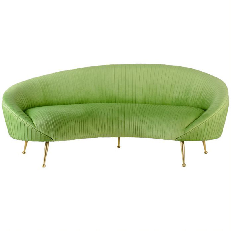 Диван Pebernat Lounge Sofa green Золотой Зеленый смок Прозрачный зеленый Диван Pebernat Lounge Sofa green Золотой Зеленый смок Прозрачный зеленый во Владивостоке | Loft Concept